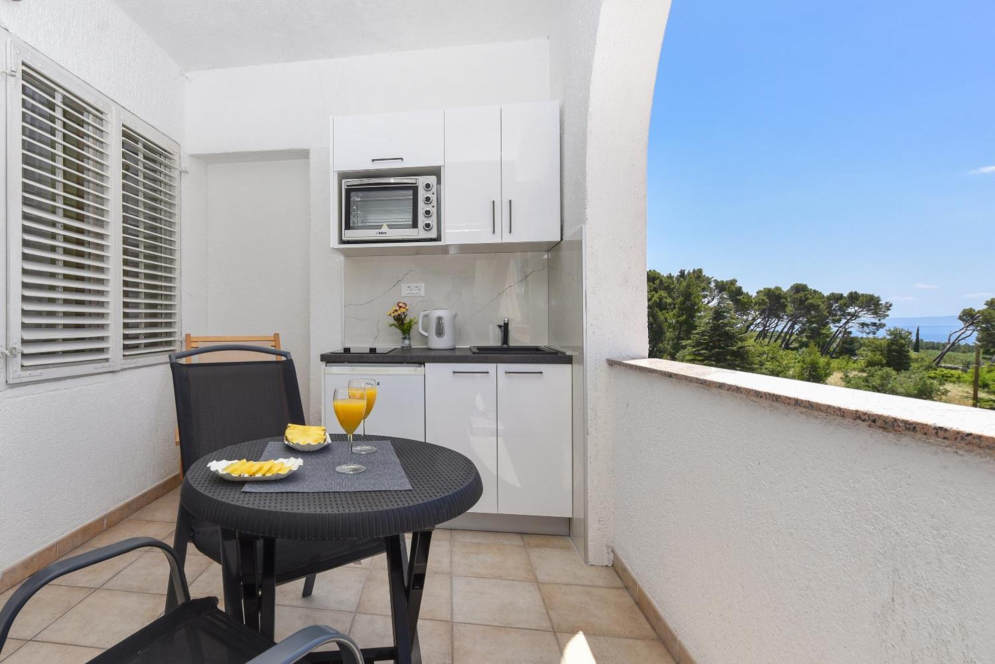 Apartmán House Santro Baška Voda Exteriér fotografie