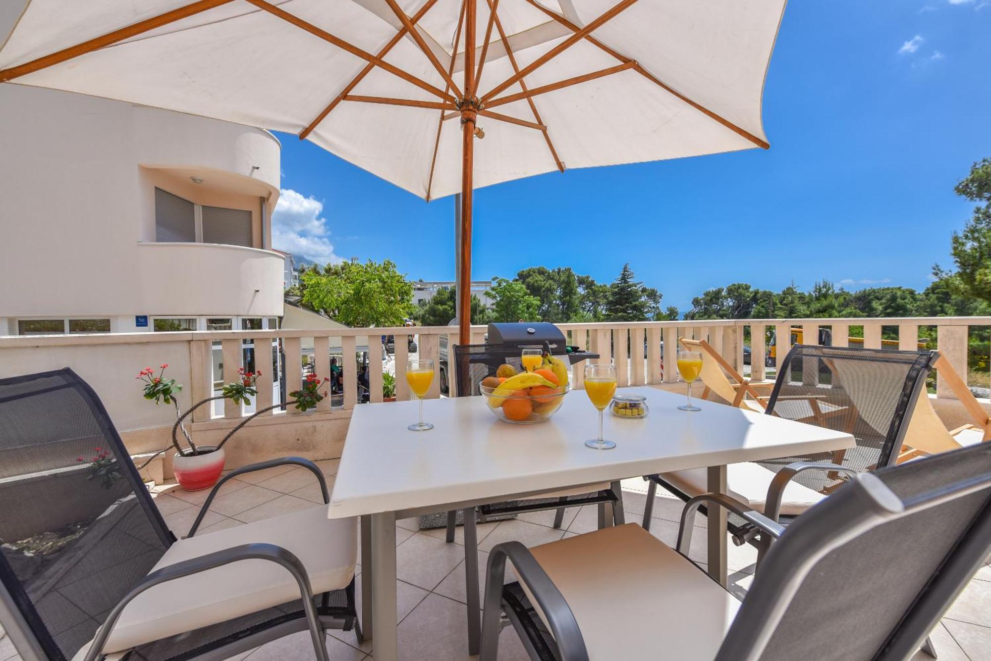 Apartmán House Santro Baška Voda Exteriér fotografie