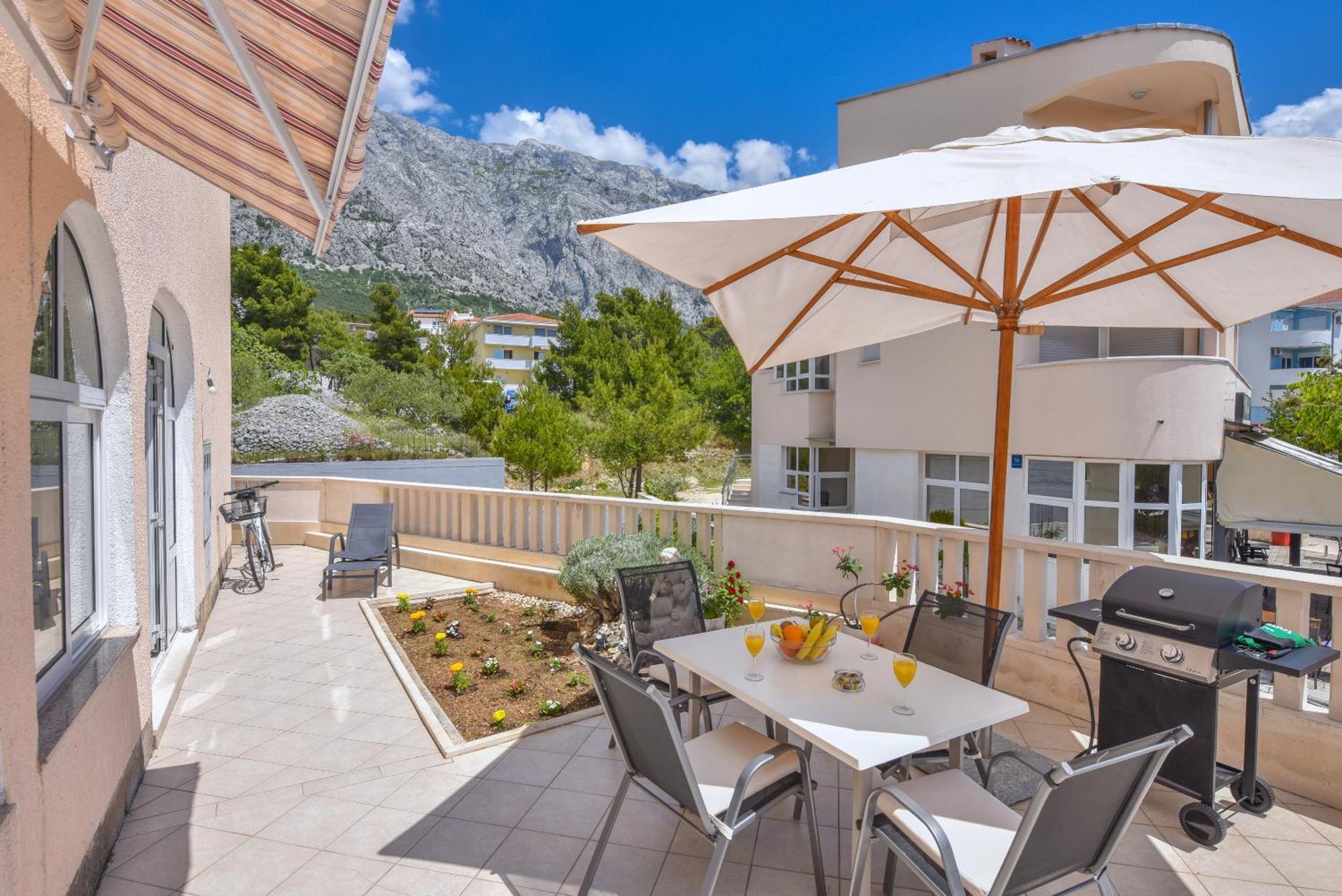 Apartmán House Santro Baška Voda Exteriér fotografie